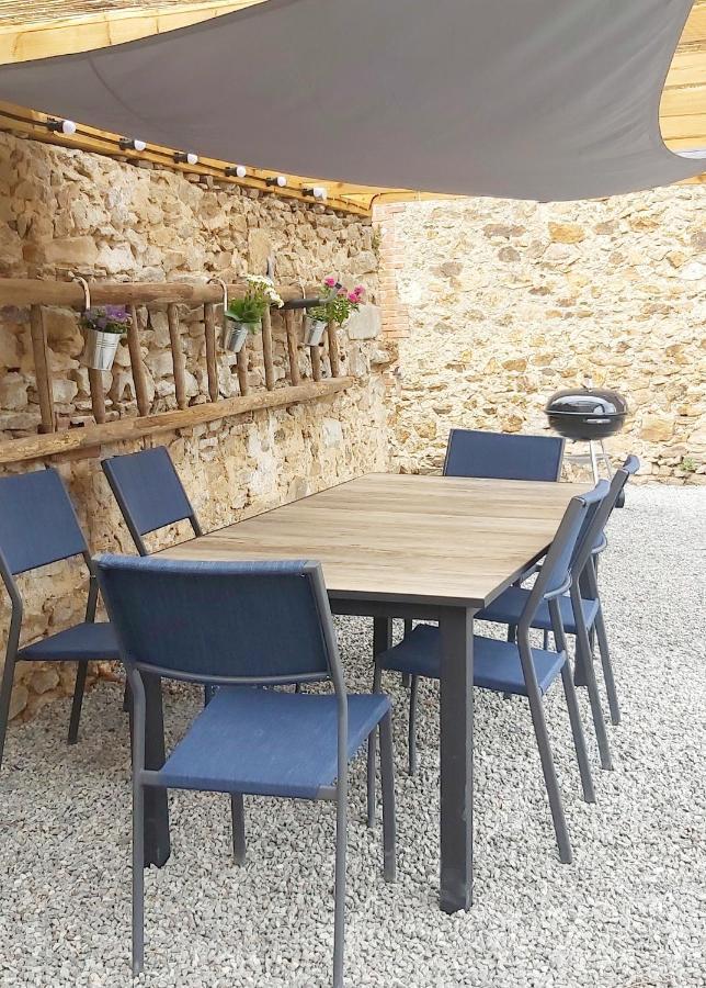 Sharecroppers Cottage With Swimming Pool Pagéas Exterior foto